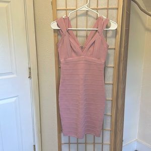 Guess pink mini dress